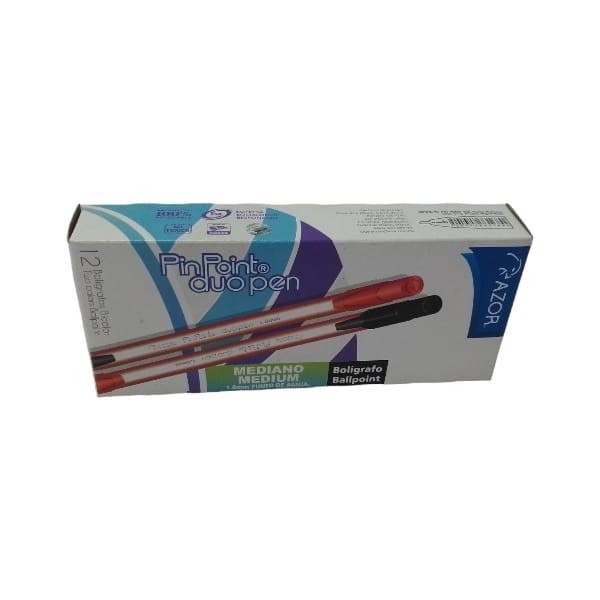 BOLIGRAFO PIN POINT DUO NEGROROJO PZA